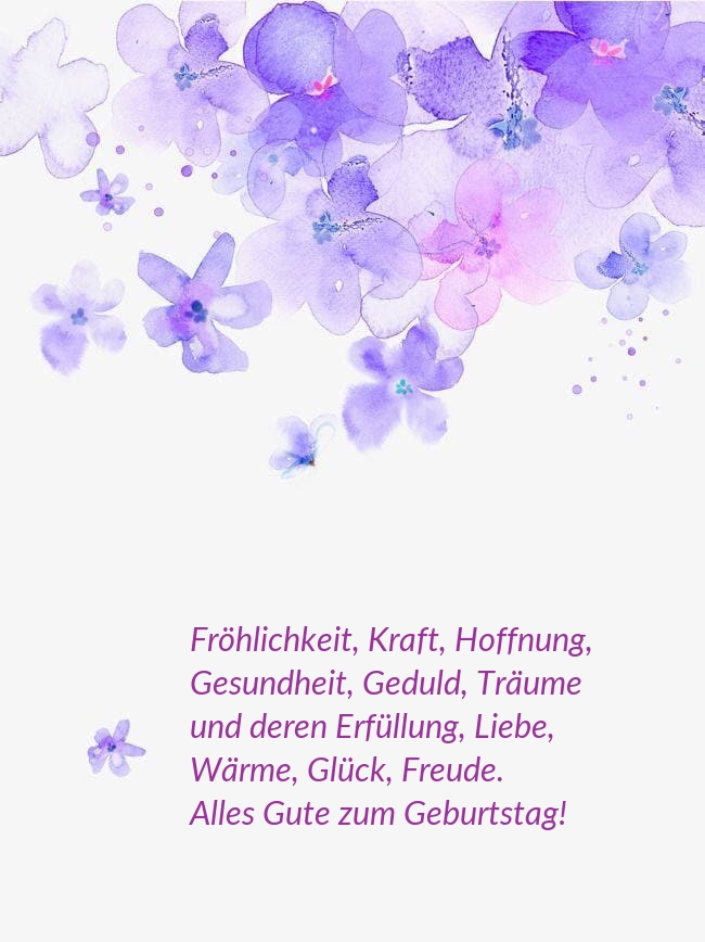 Alles Gute zum Geburtstag! Fröhlichkeit, Kraft