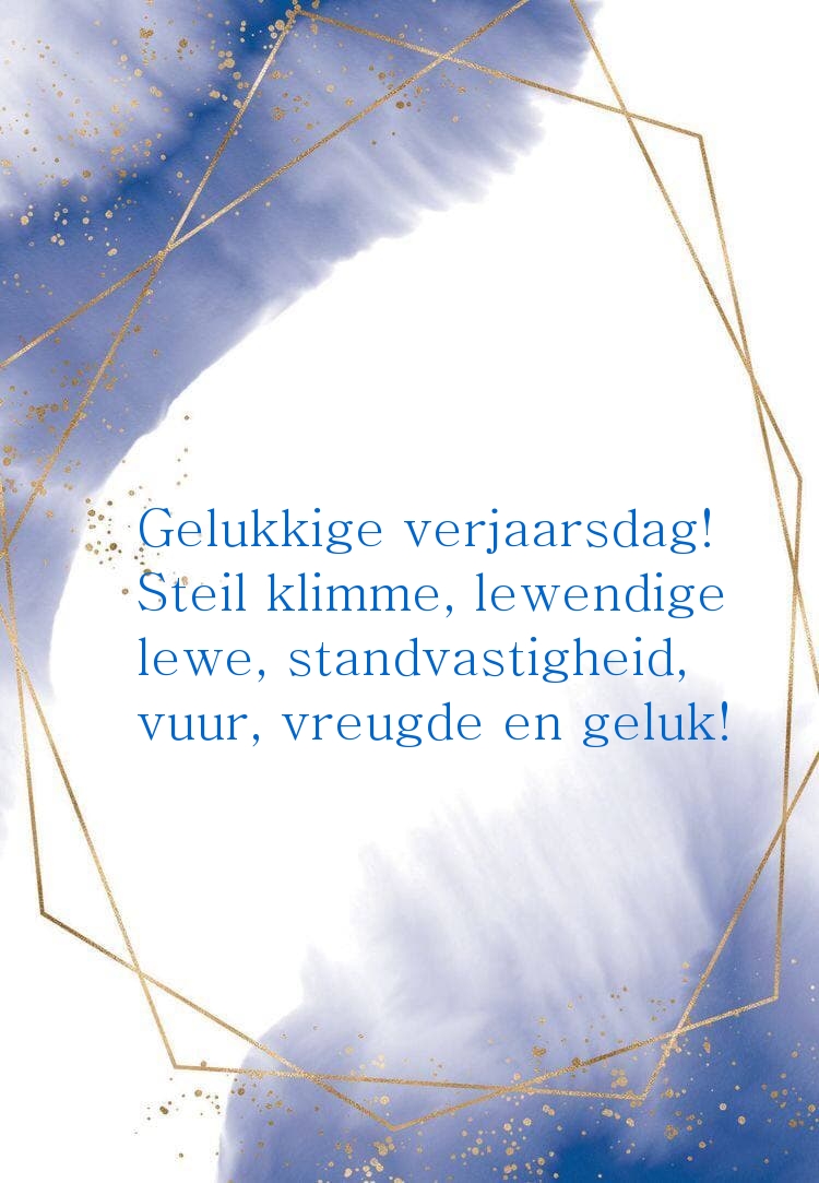 Gelukkige verjaarsdag! Steil klimme, lewendige lewe