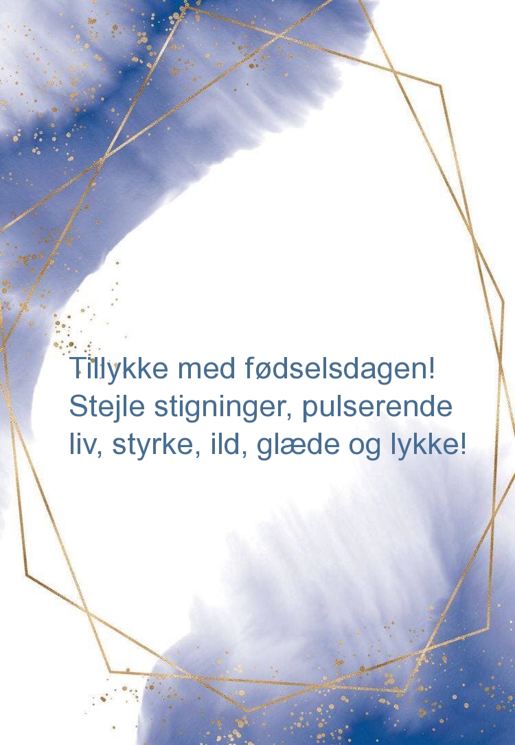 Tillykke med fødselsdagen! Stejle stigninger