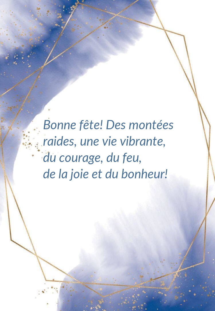 Bonne fête! Des montées raides, une vie vibrante