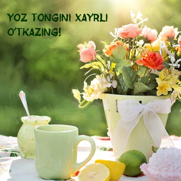 Yoz tongini xayrli o