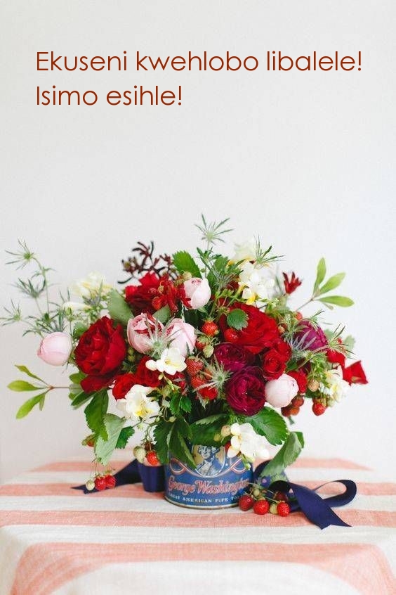 Ekuseni kwehlobo libalele! Isimo esihle!
