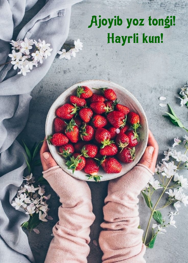 Ajoyib yoz tongi! Hayrli kun!