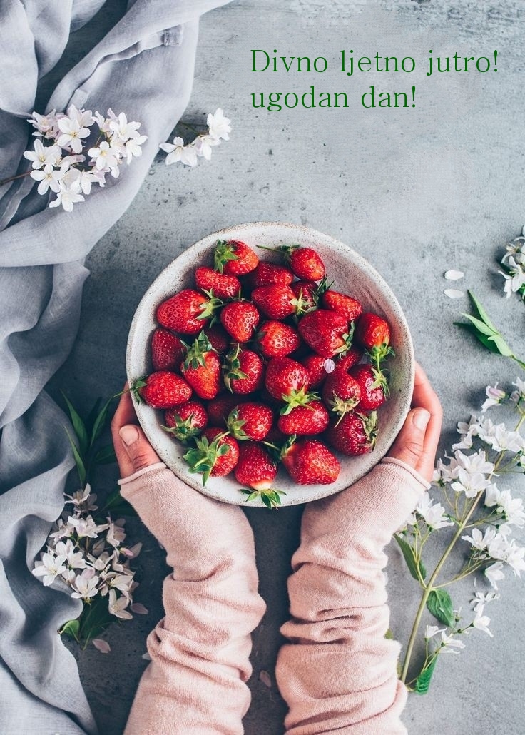 Divno ljetno jutro! ugodan dan!