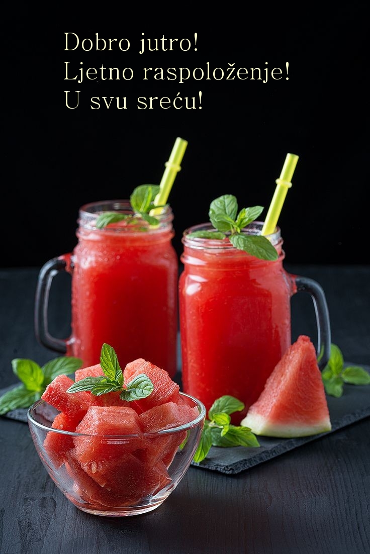 Dobro jutro! Ljetno raspoloženje! U svu sreću!