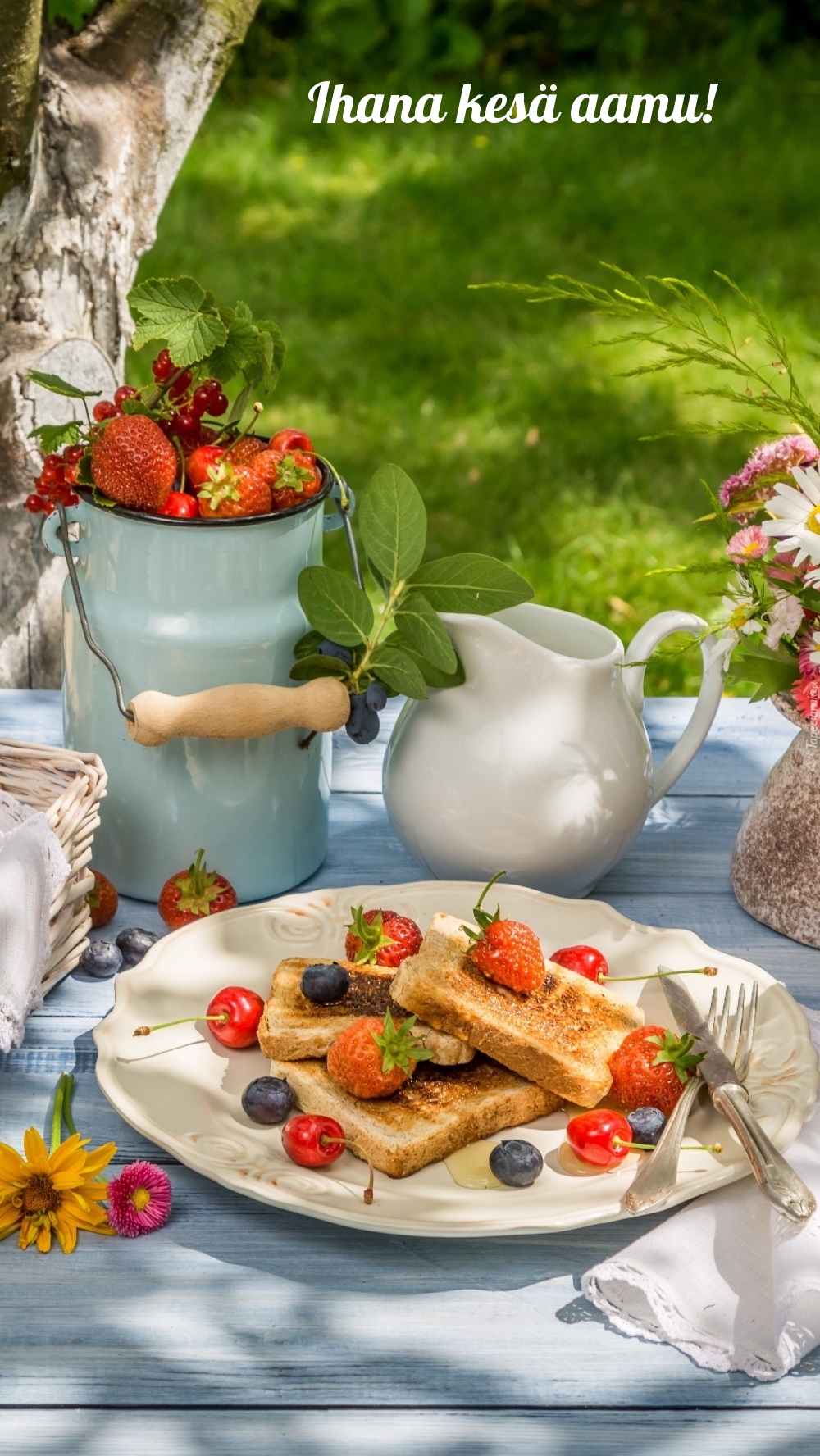 Ihana kesä aamu!