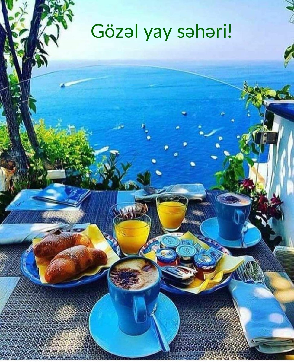 Gözəl yay səhəri!
