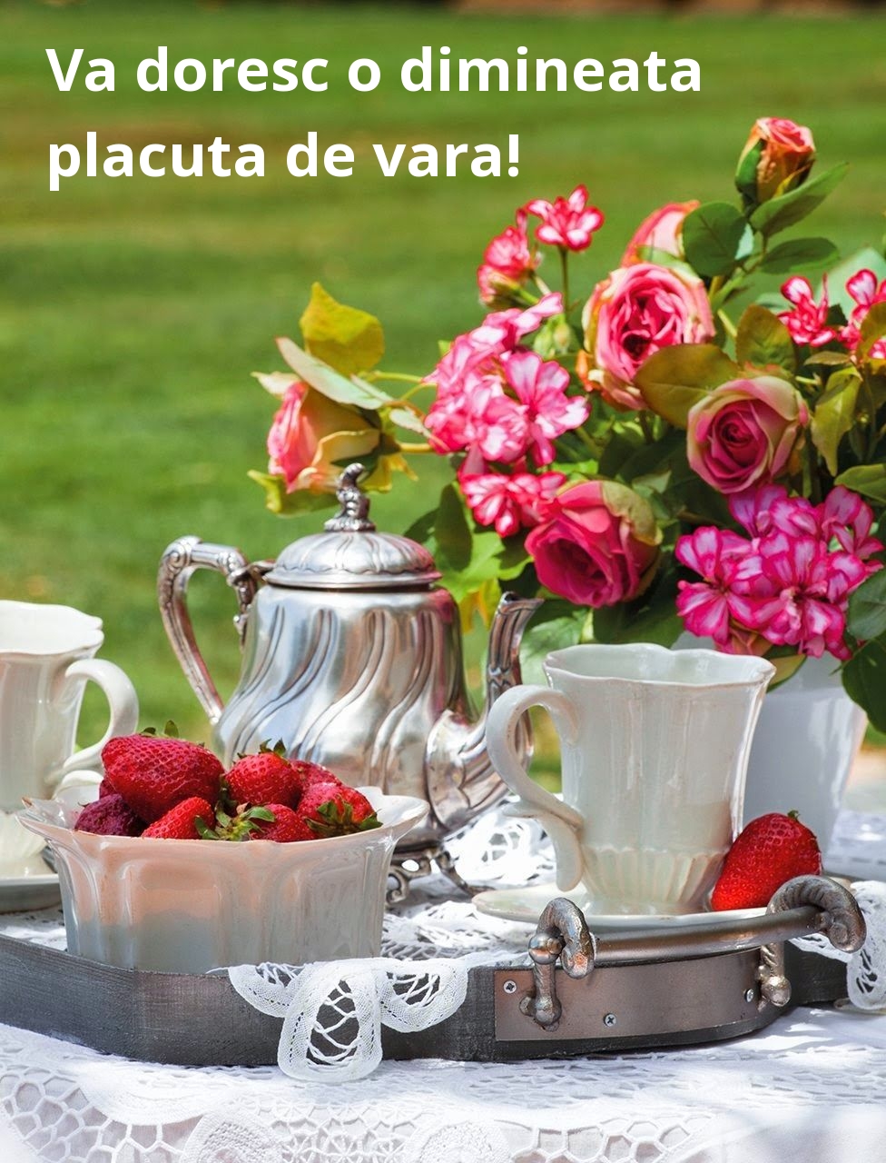 Va doresc o dimineata placuta de vara!
