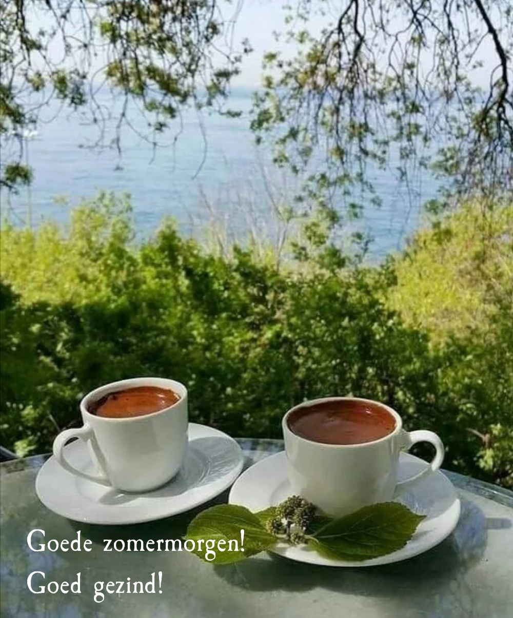 Goede zomermorgen! Goed gezind!
