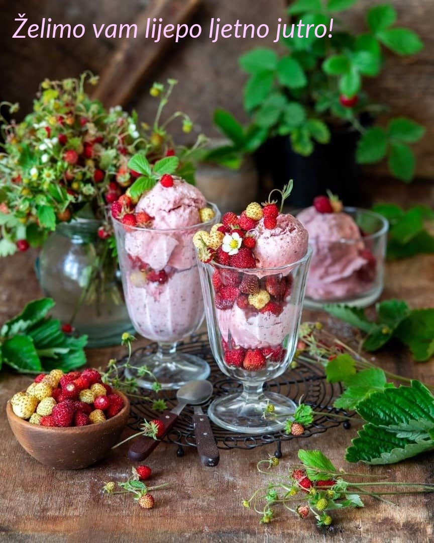Želimo vam lijepo ljetno jutro!