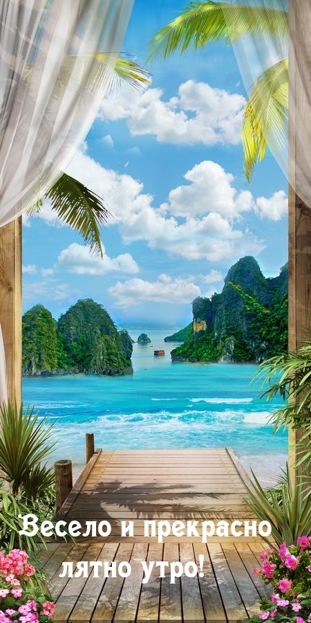 Весело и прекрасно лятно утро!