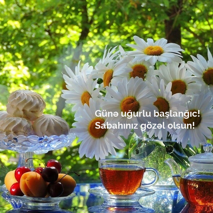 Günə uğurlu başlanğıc! Sabahınız gözəl olsun!