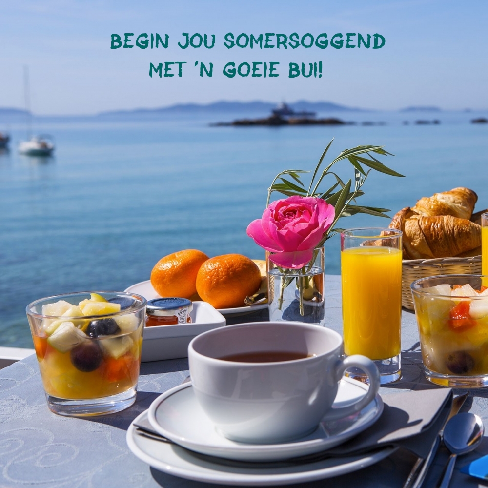 Begin jou somersoggend met 
