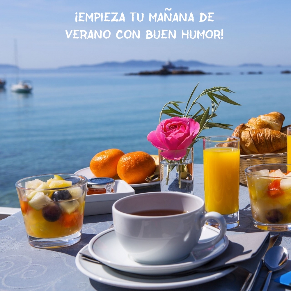 ¡Empieza tu mañana de verano con buen humor!