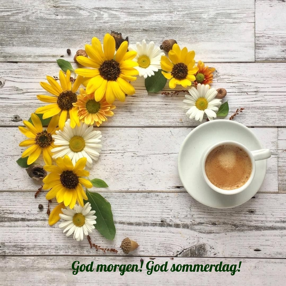 God morgen! God sommerdag!