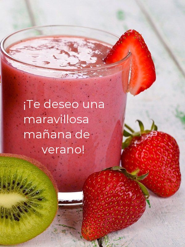 ¡Te deseo una maravillosa mañana de verano!