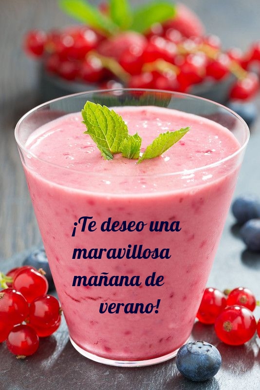 ¡Te deseo una maravillosa mañana de verano!