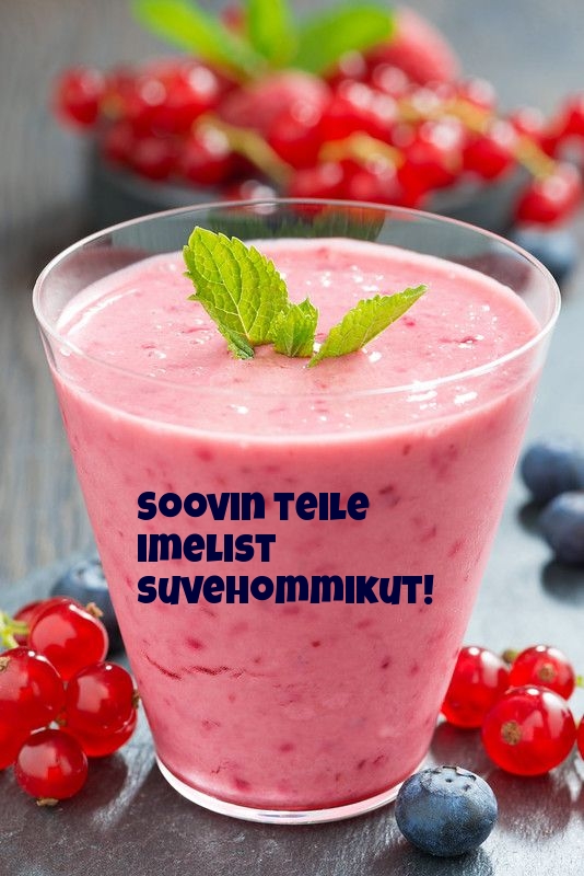 Soovin teile imelist suvehommikut!