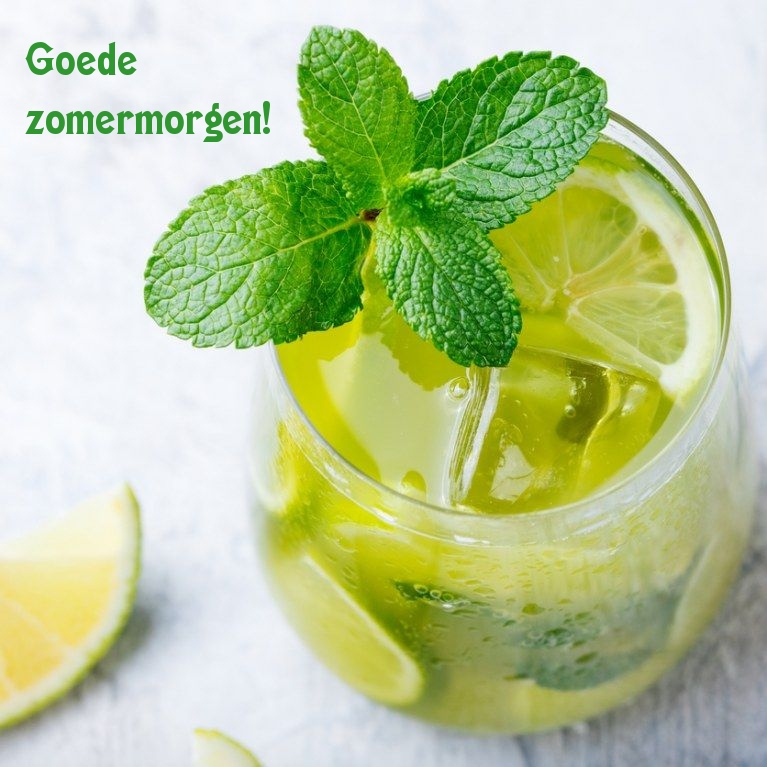 Goede zomermorgen!