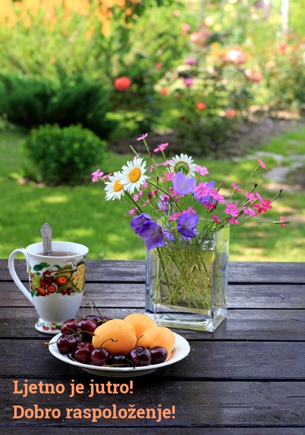 Ljetno je jutro! Dobro raspoloženje!