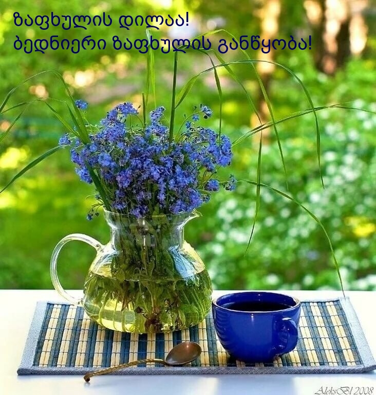 Დილა მშვიდობისა! ბედნიერი ზაფხულის განწყობა!
