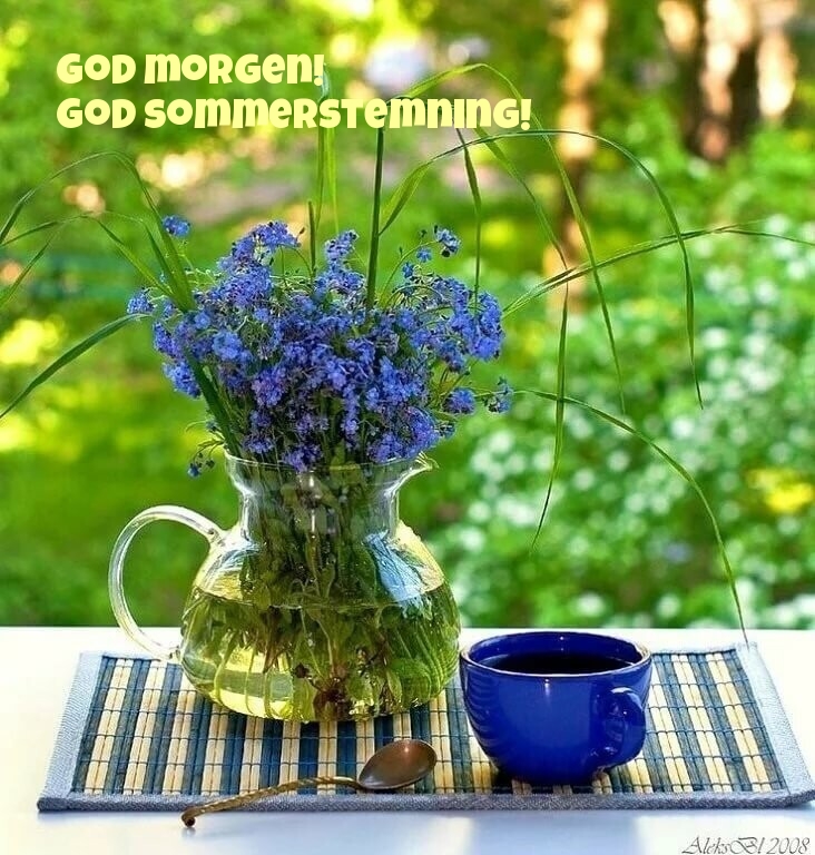 God morgen! God sommerstemning!