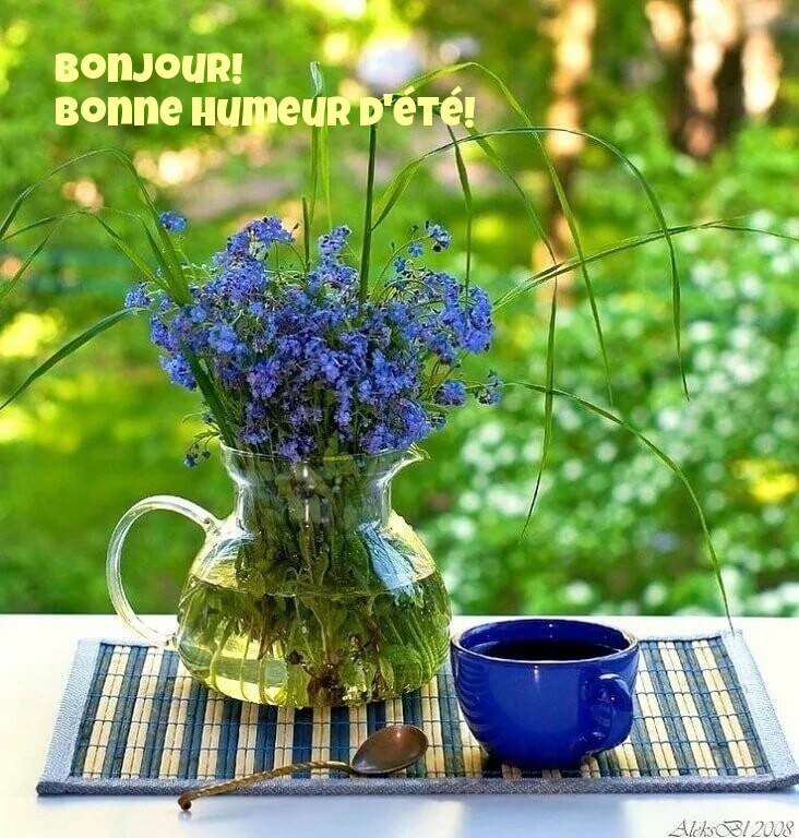 Bonjour! Bonne humeur d