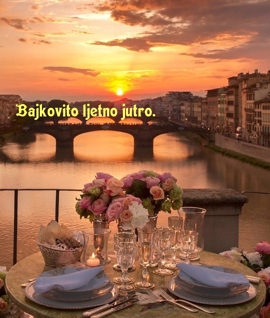 Bajkovito ljetno jutro.