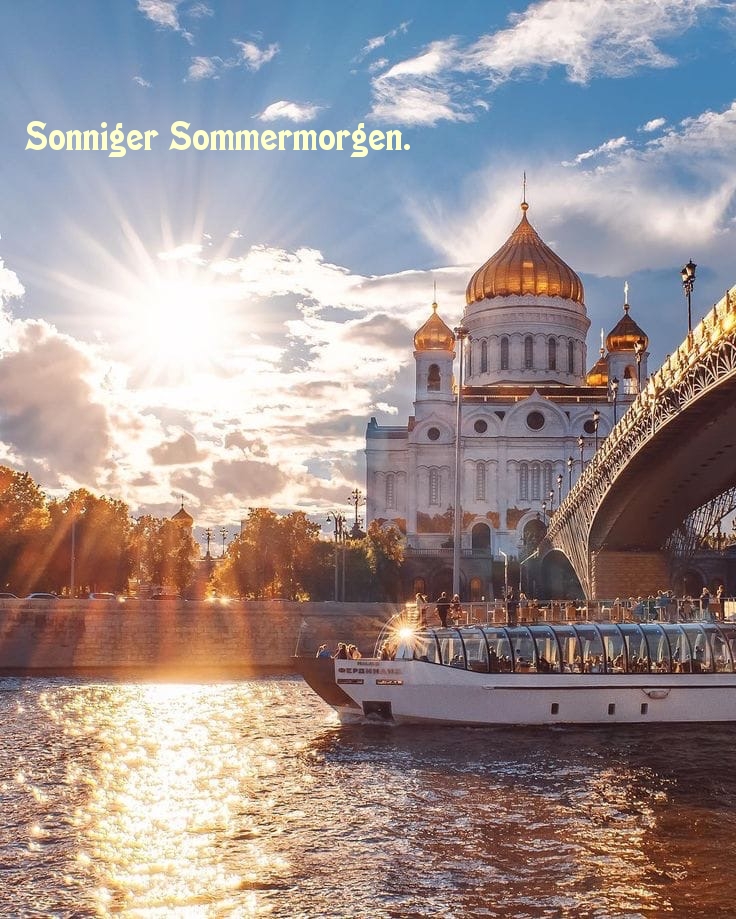 Sonniger Sommermorgen.