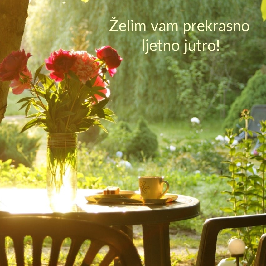Želim vam prekrasno ljetno jutro!
