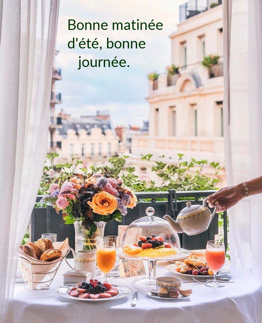 Bonne matinée d