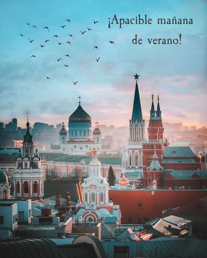¡Apacible mañana de verano!