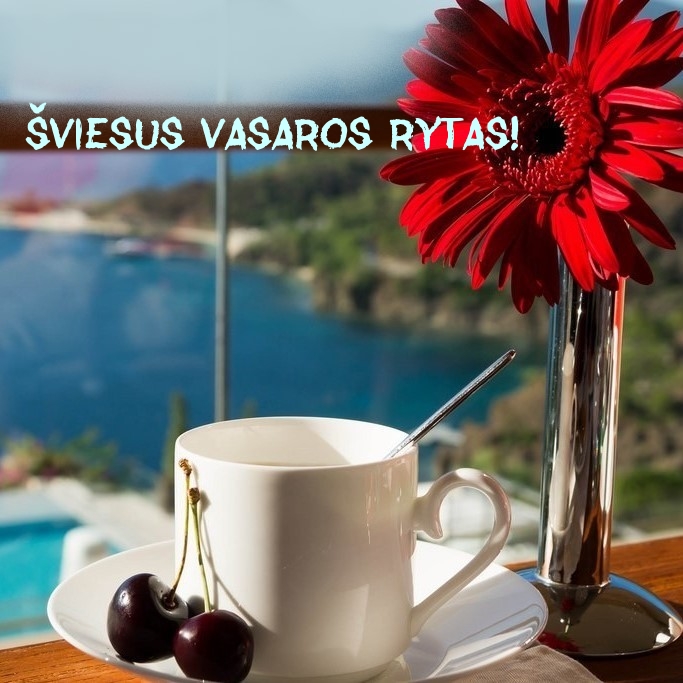 Šviesus vasaros rytas!