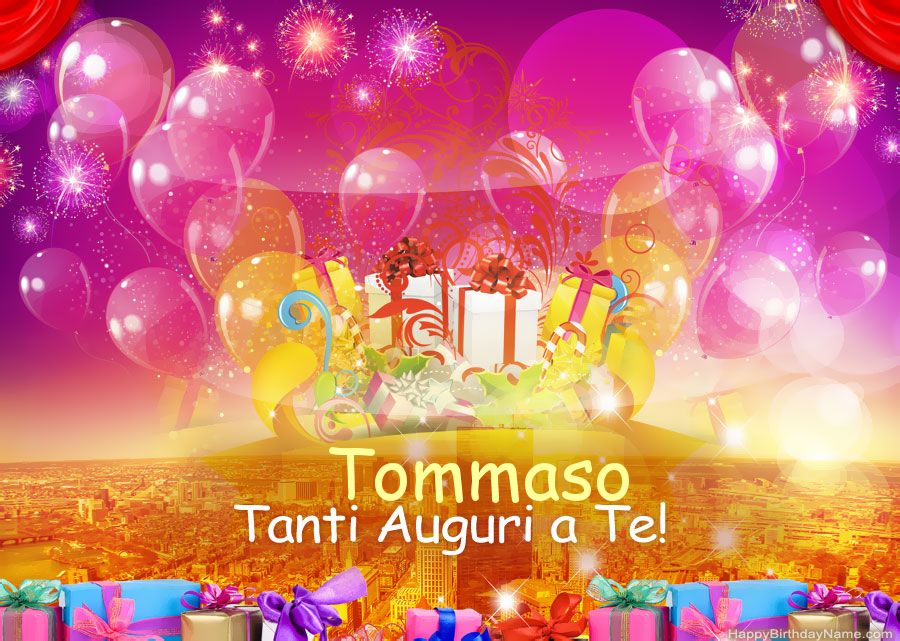Immagini divertenti Buon compleanno Tommaso