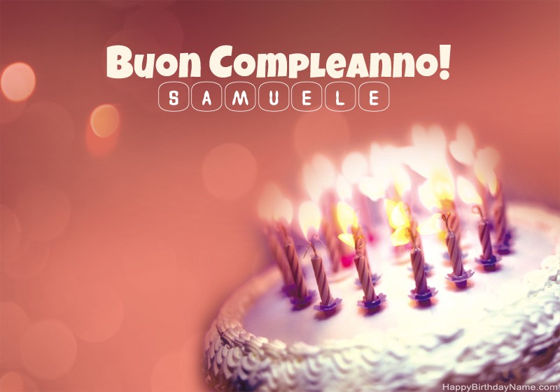 Tanti Auguri a Te Samuele immagini