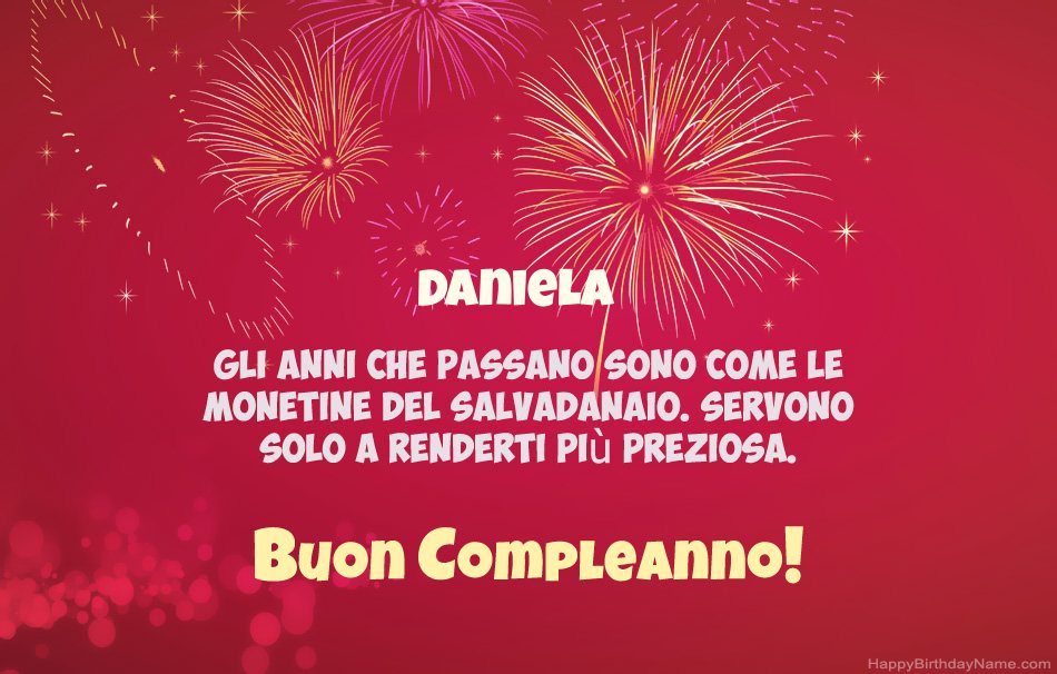Buon compleanno Daniela, bellissime poesie