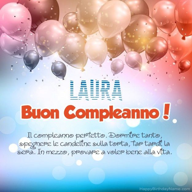 Poesie per il compleanno di Laura