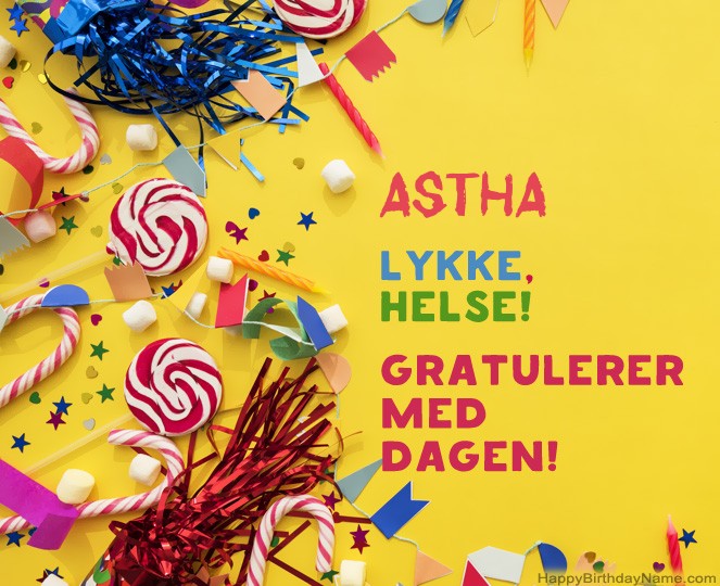 Gratulerer med fødselsdagen Astha bildene