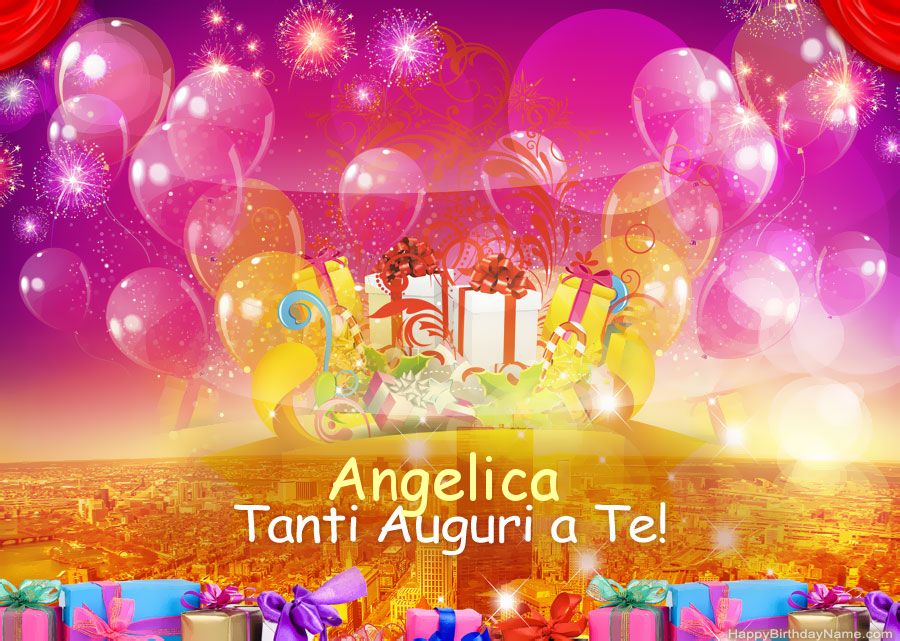 Immagini divertenti Buon compleanno Angelica