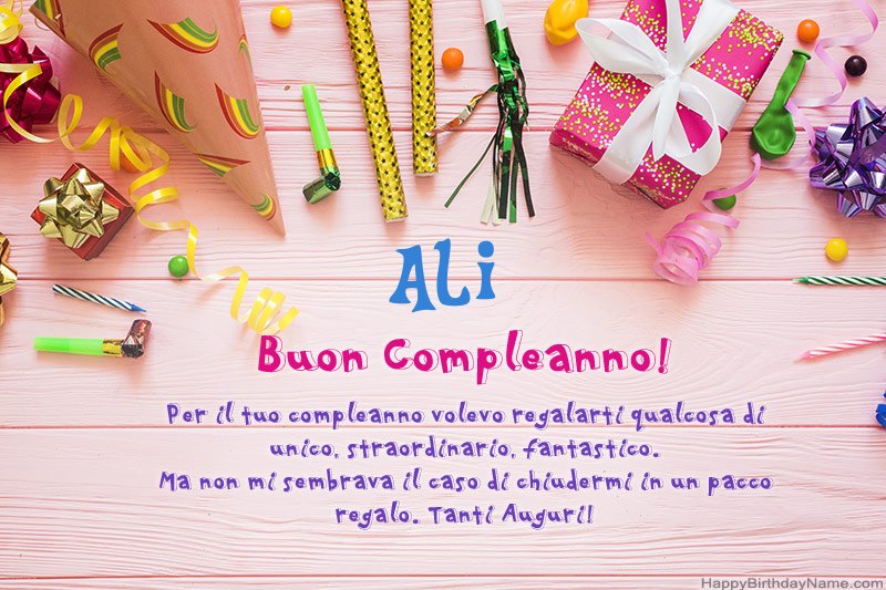 Scarica Happy Birthday card Ali gratis