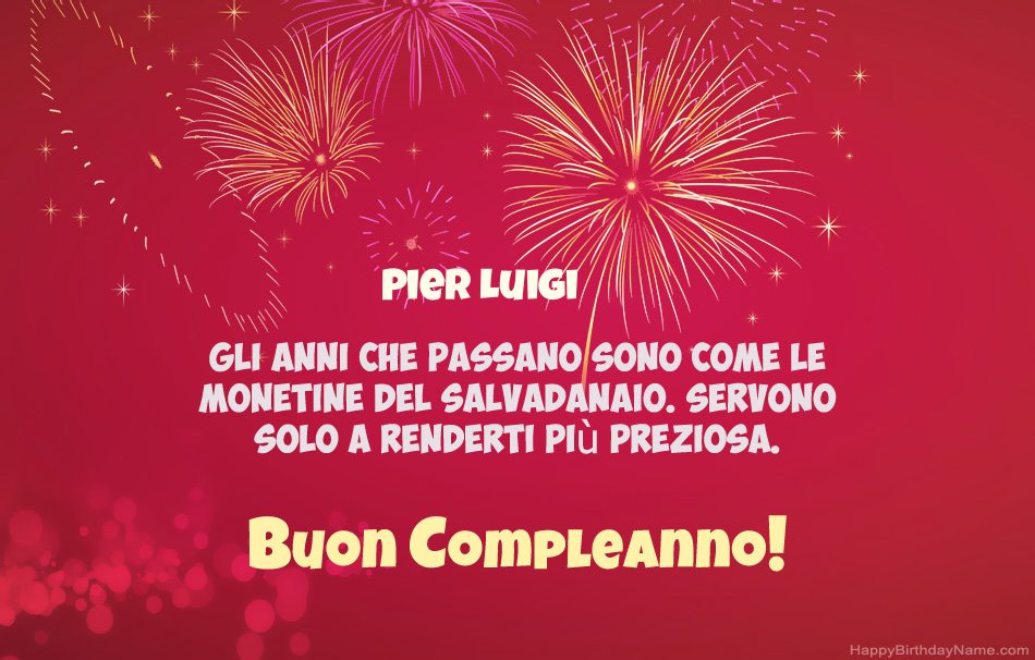 Buon compleanno Pier Luigi, bellissime poesie