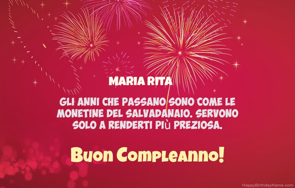 Buon compleanno Maria Rita, bellissime poesie