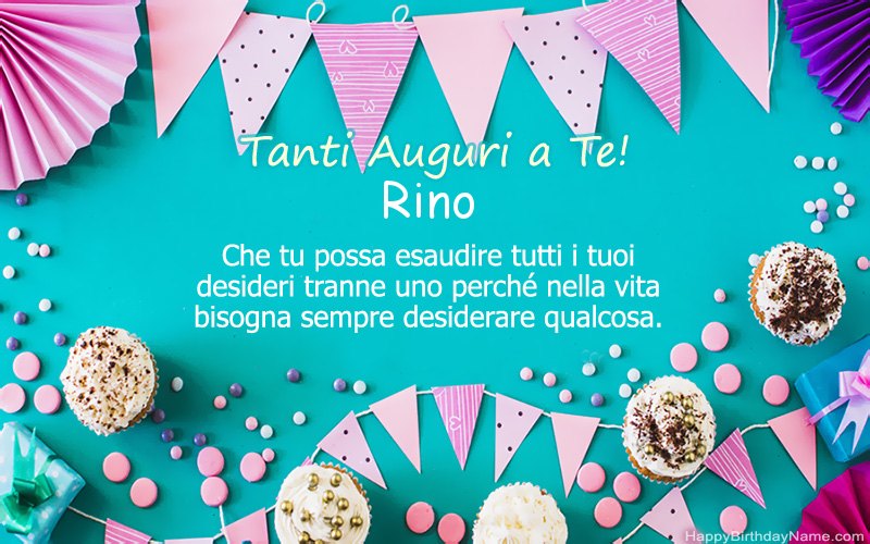 Buon compleanno Rino, Belle immagini