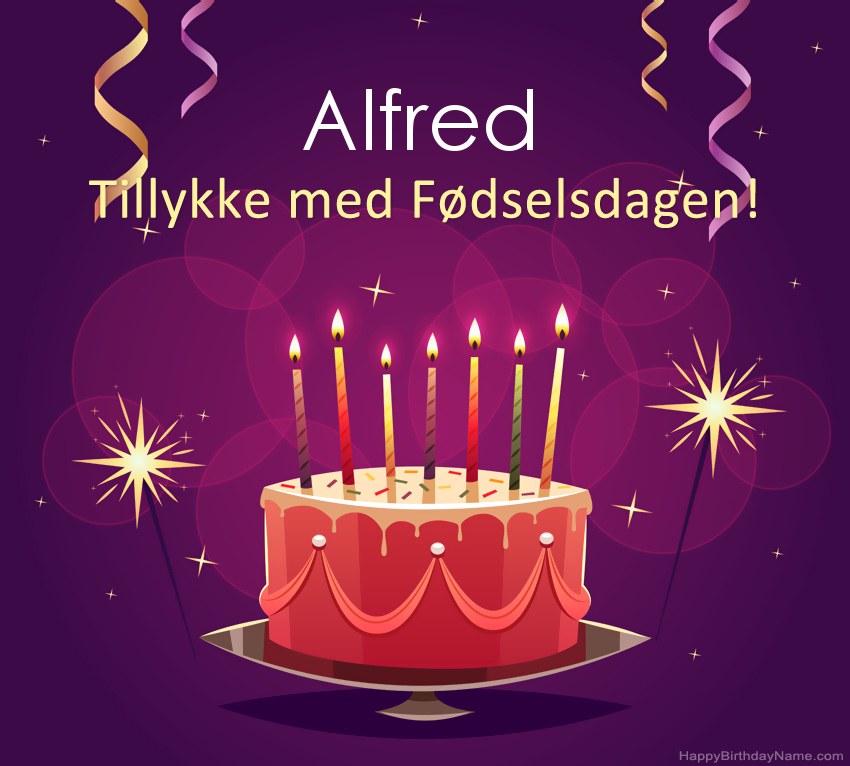 Sjove hilsener til Happy Birthday Alfred-billeder Sjove hilsener til Happy Birthday Alfred-billeder