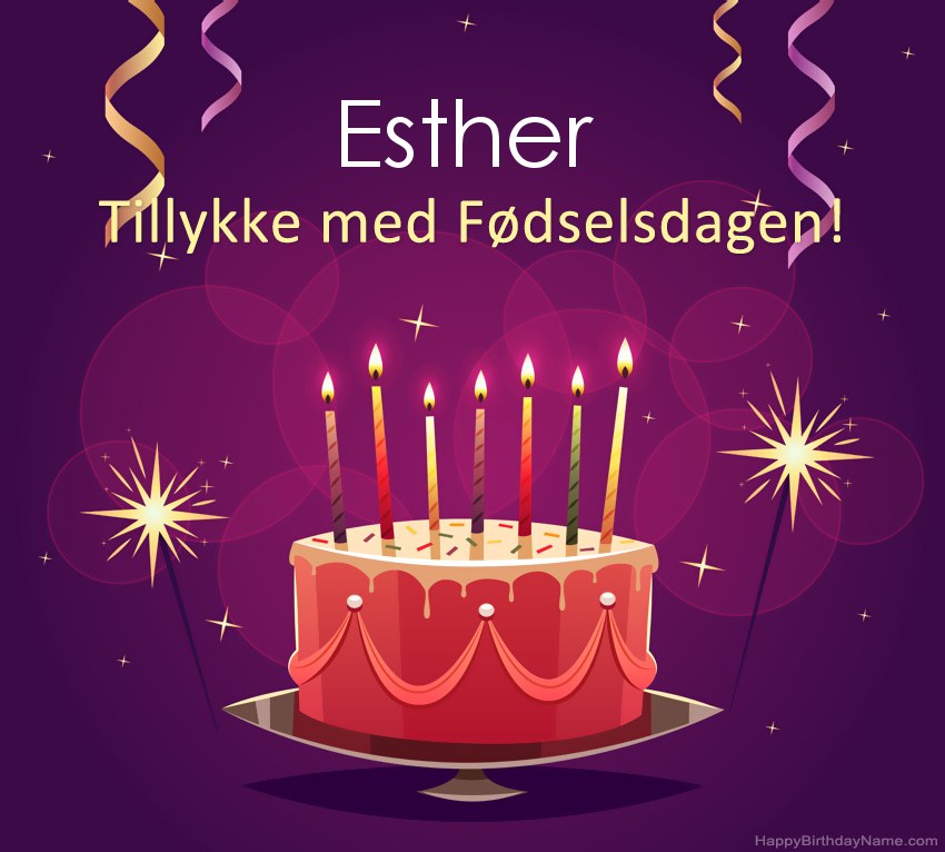 Sjove hilsener til Happy Birthday Esther-billeder Sjove hilsener til Happy Birthday Esther-billeder