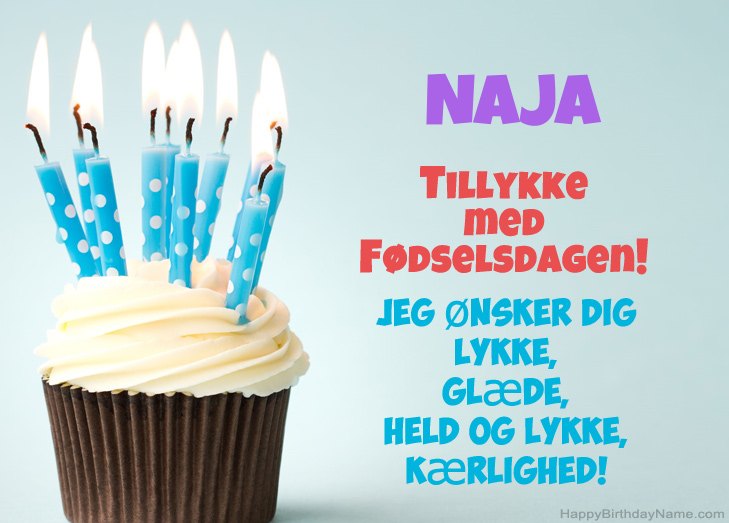 Tillykke med heldens fødselsdag til Naja