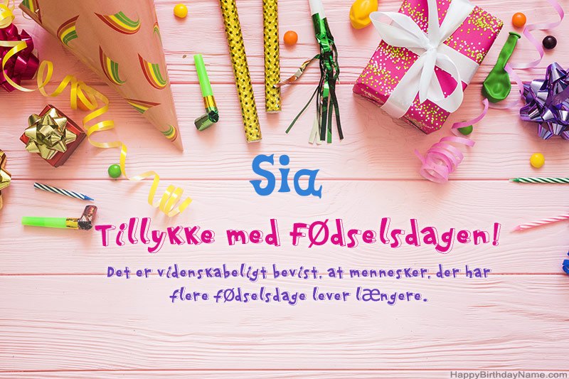 Download gratulerer med fødselsdagen Sia gratis