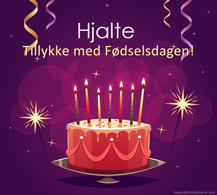 Sjove hilsener til Happy Birthday Hjalte-billeder