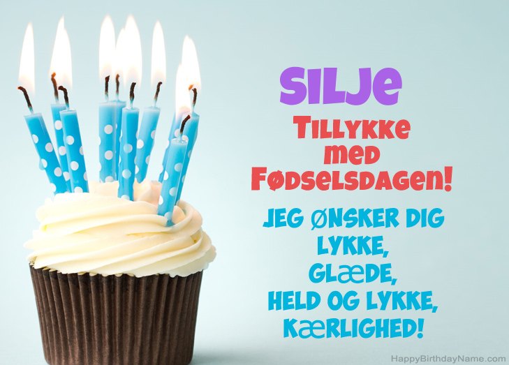 Tillykke med heldens fødselsdag til Silje Tillykke med heldens fødselsdag til Silje