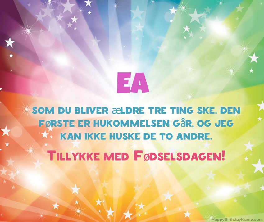 Smukke fødselsdagskort til Ea Smukke fødselsdagskort til Ea